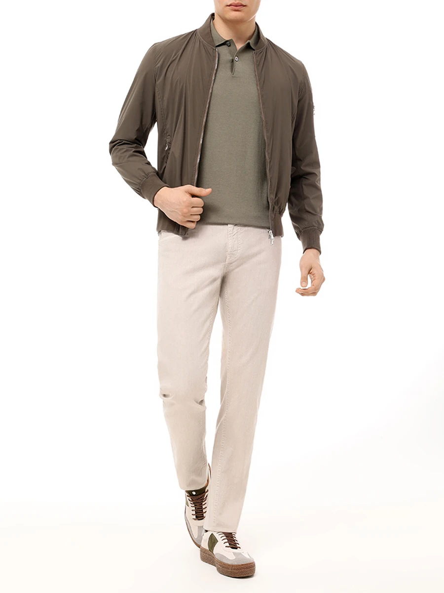 Поло из хлопка и тенселя