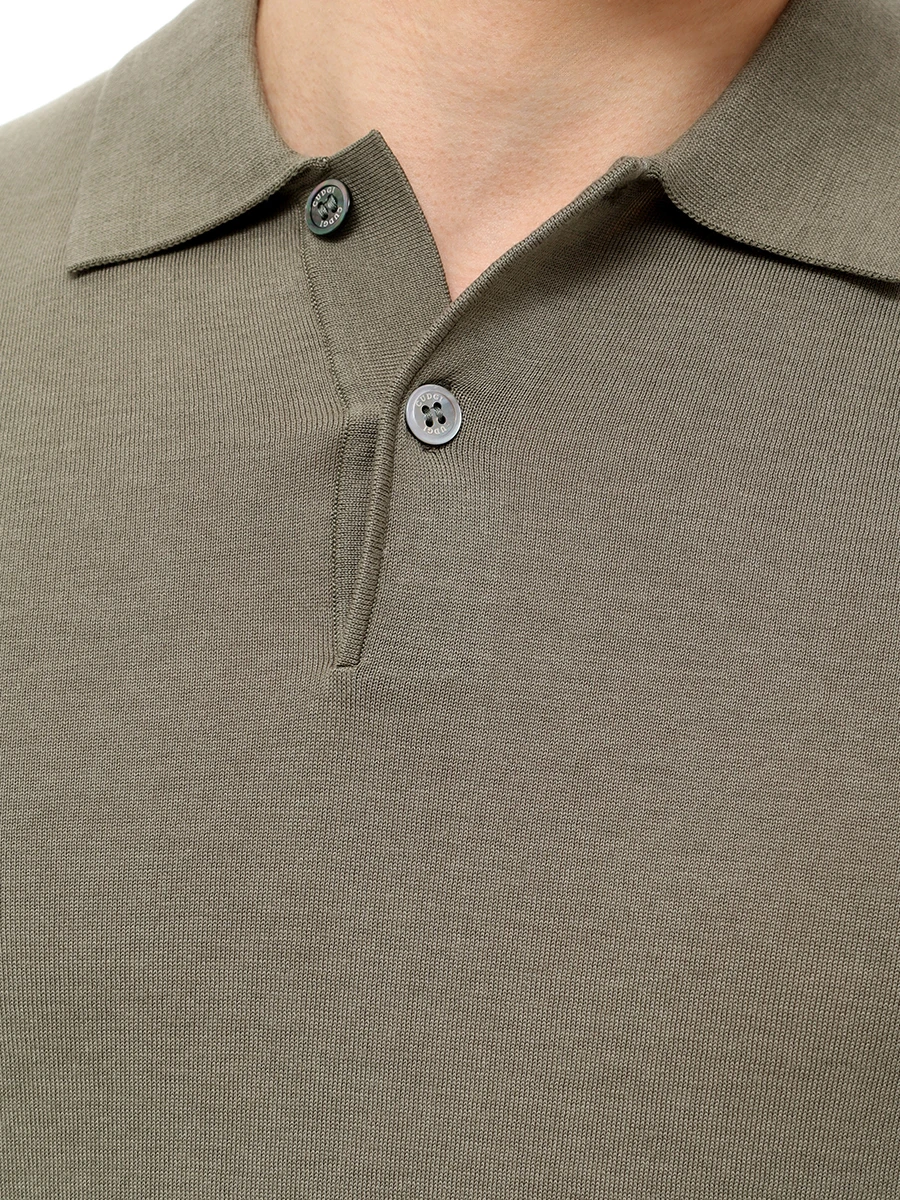 Поло из хлопка и тенселя