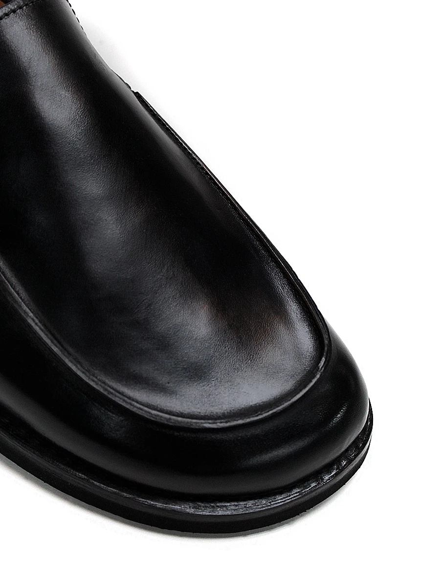 Лоферы кожаные