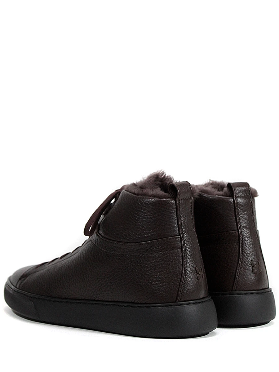 Кеды кожаные на меху