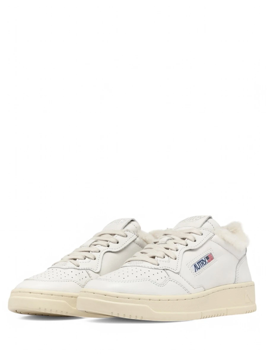 Кеды кожаные на меху