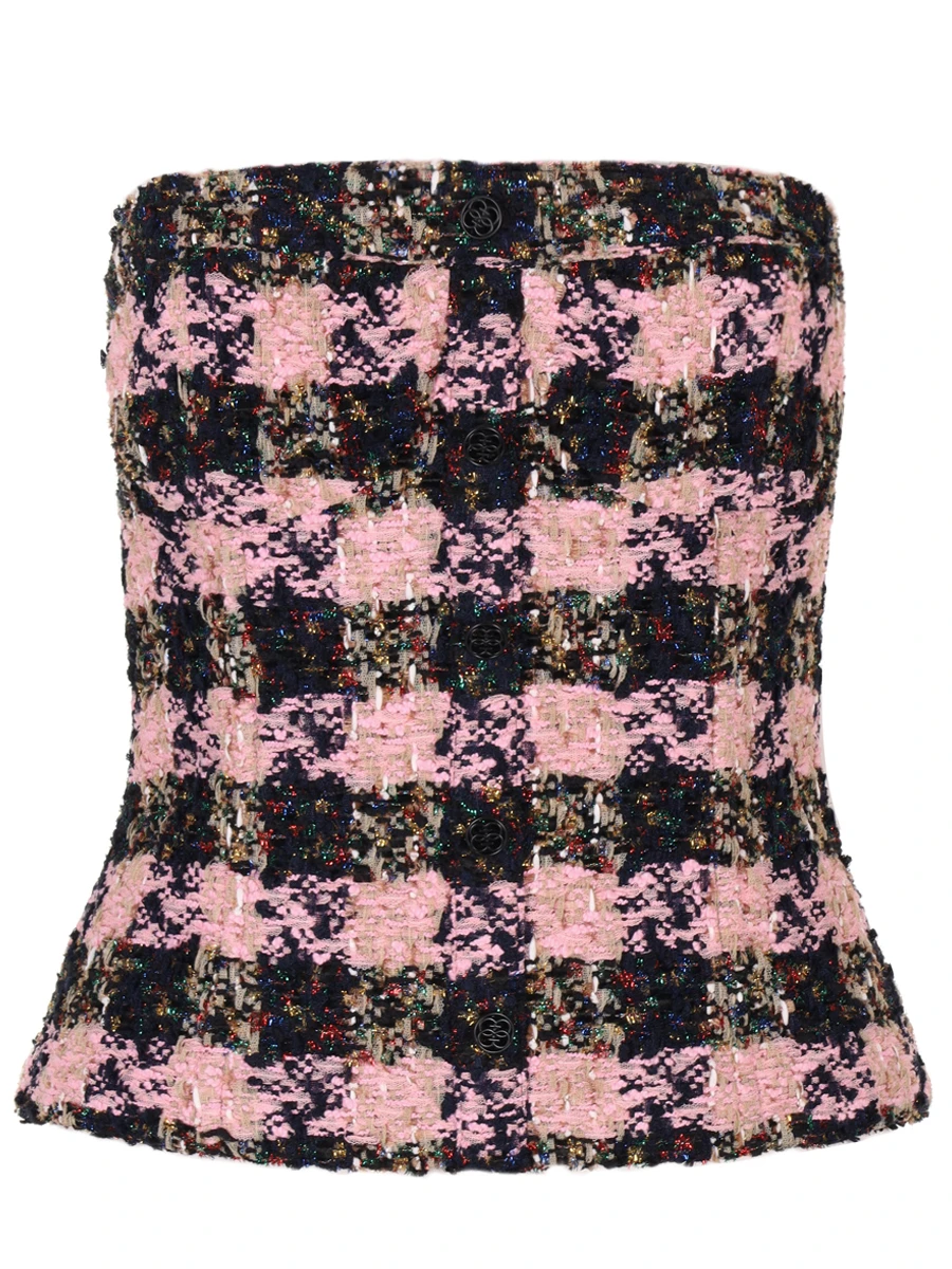 Корсет твидовый