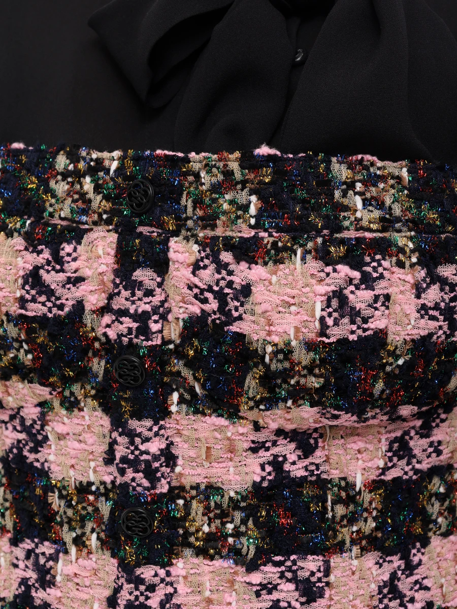 Корсет твидовый