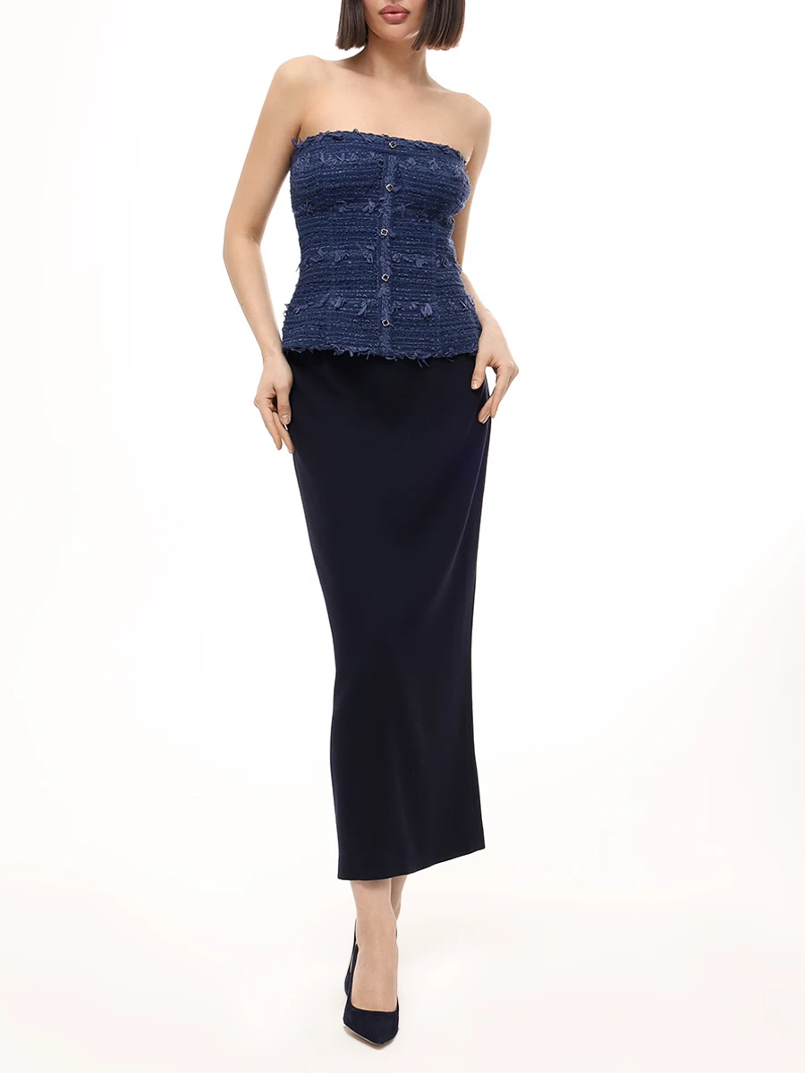 Корсет твидовый