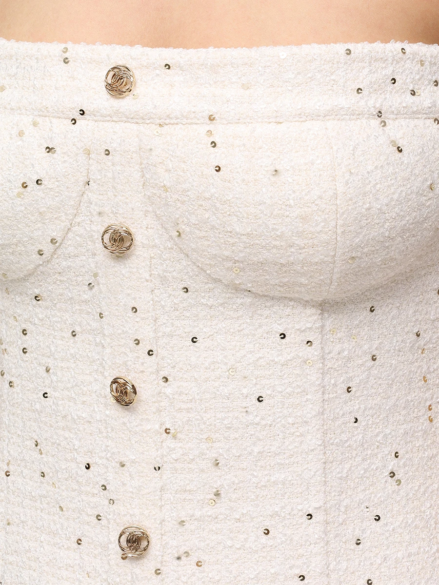 Корсет твидовый