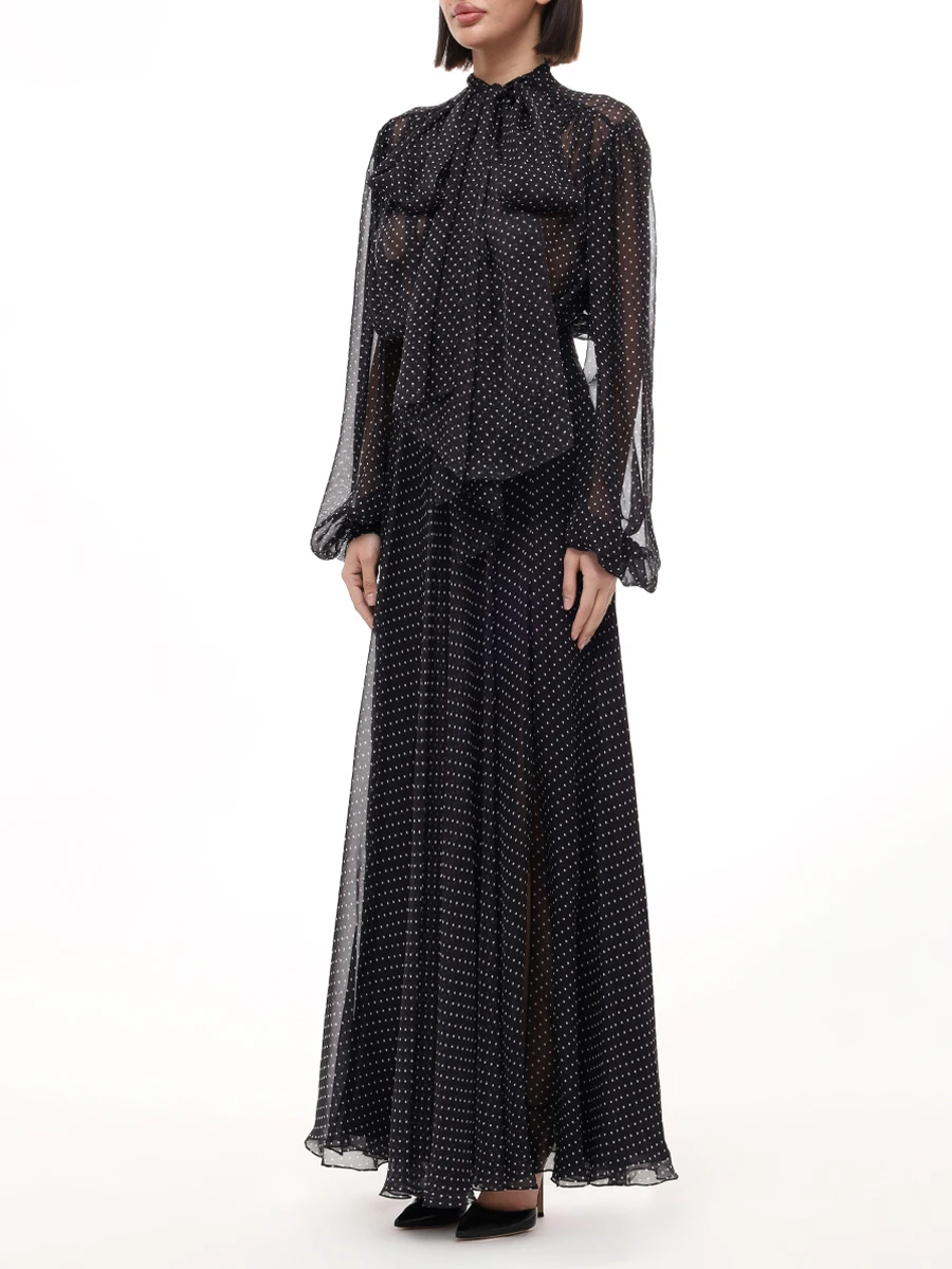 Платье шелковое