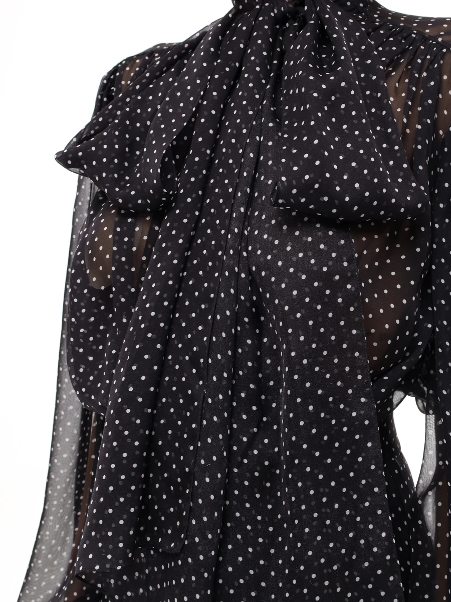 Платье шелковое