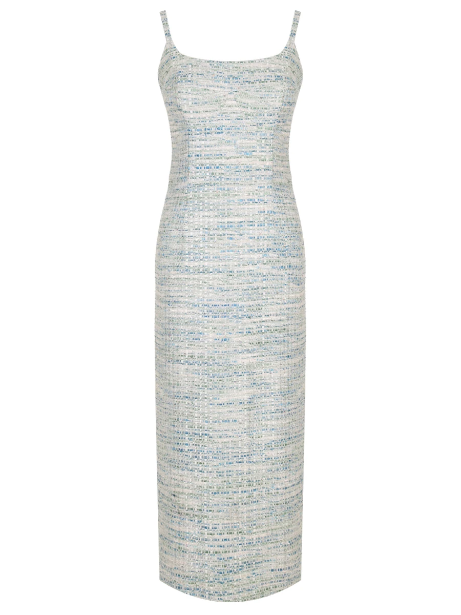 Платье твидовое