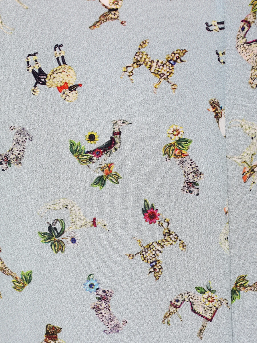 Юбка-годе шелковая