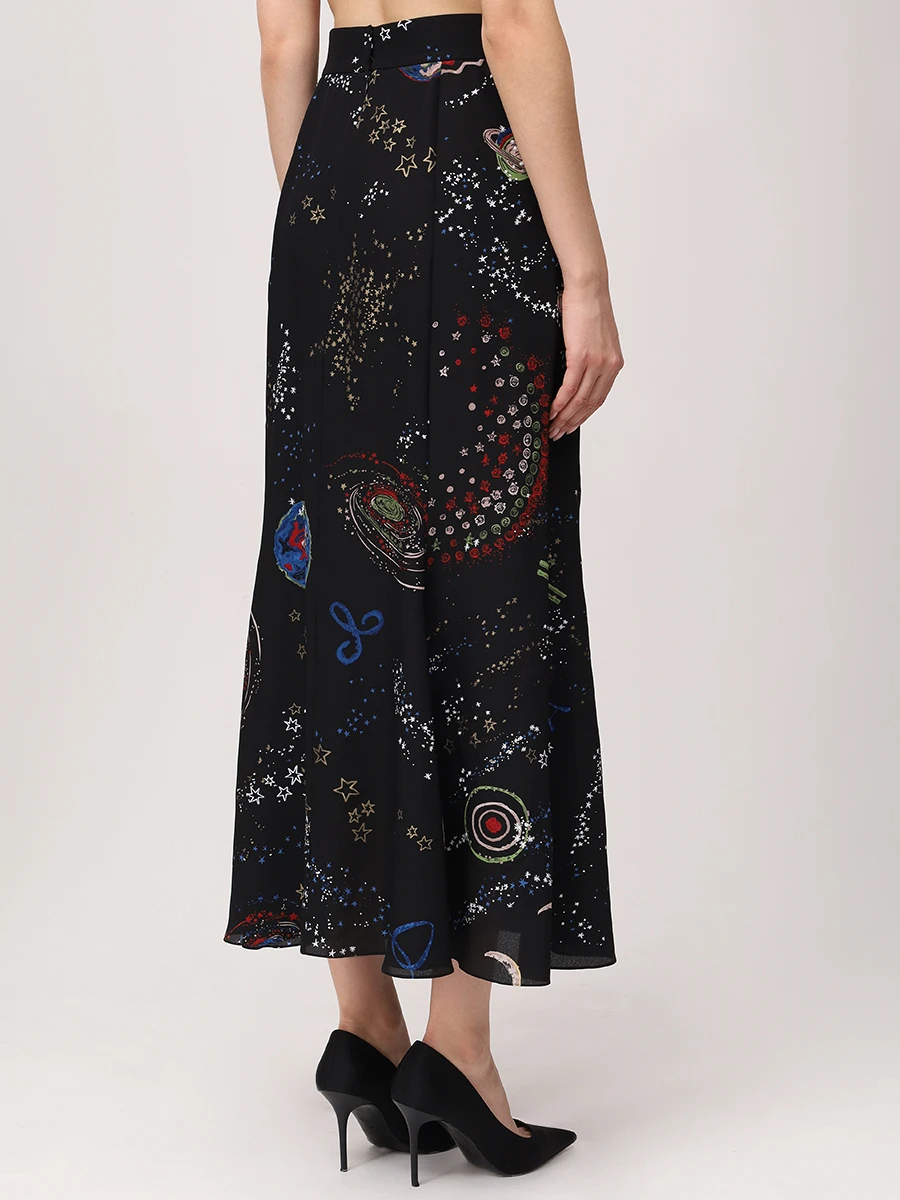 Юбка-годе шелковая