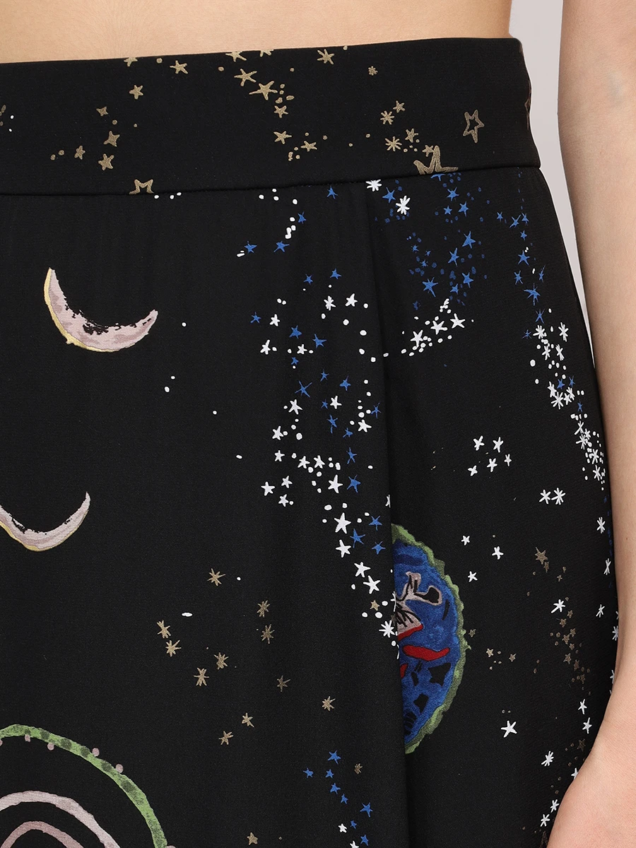 Юбка-годе шелковая