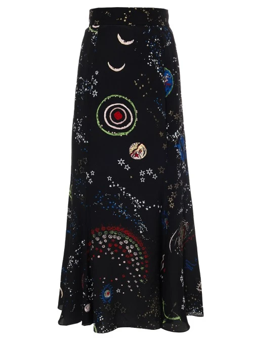 Юбка-годе шелковая CARPI