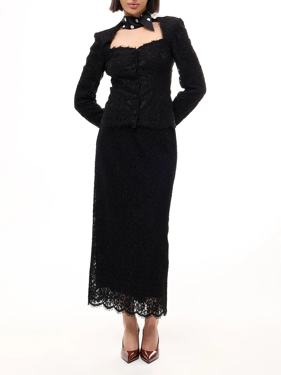 Юбка кружевная