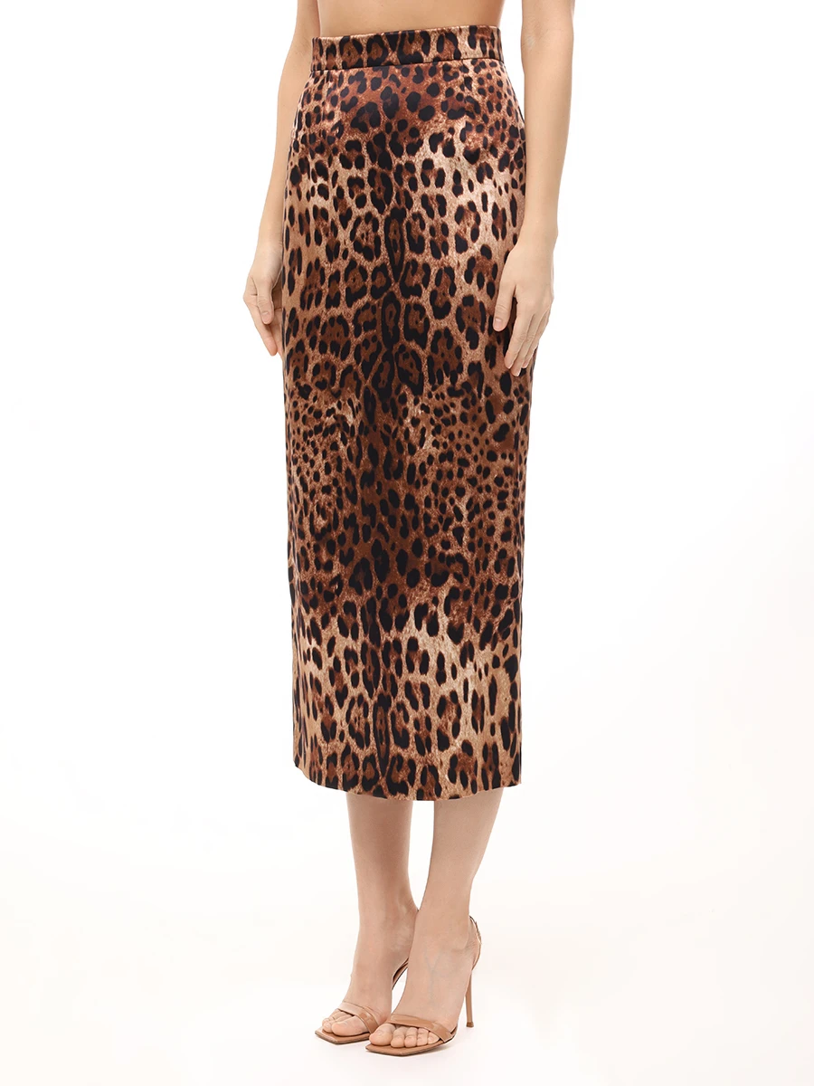 Юбка шелковая