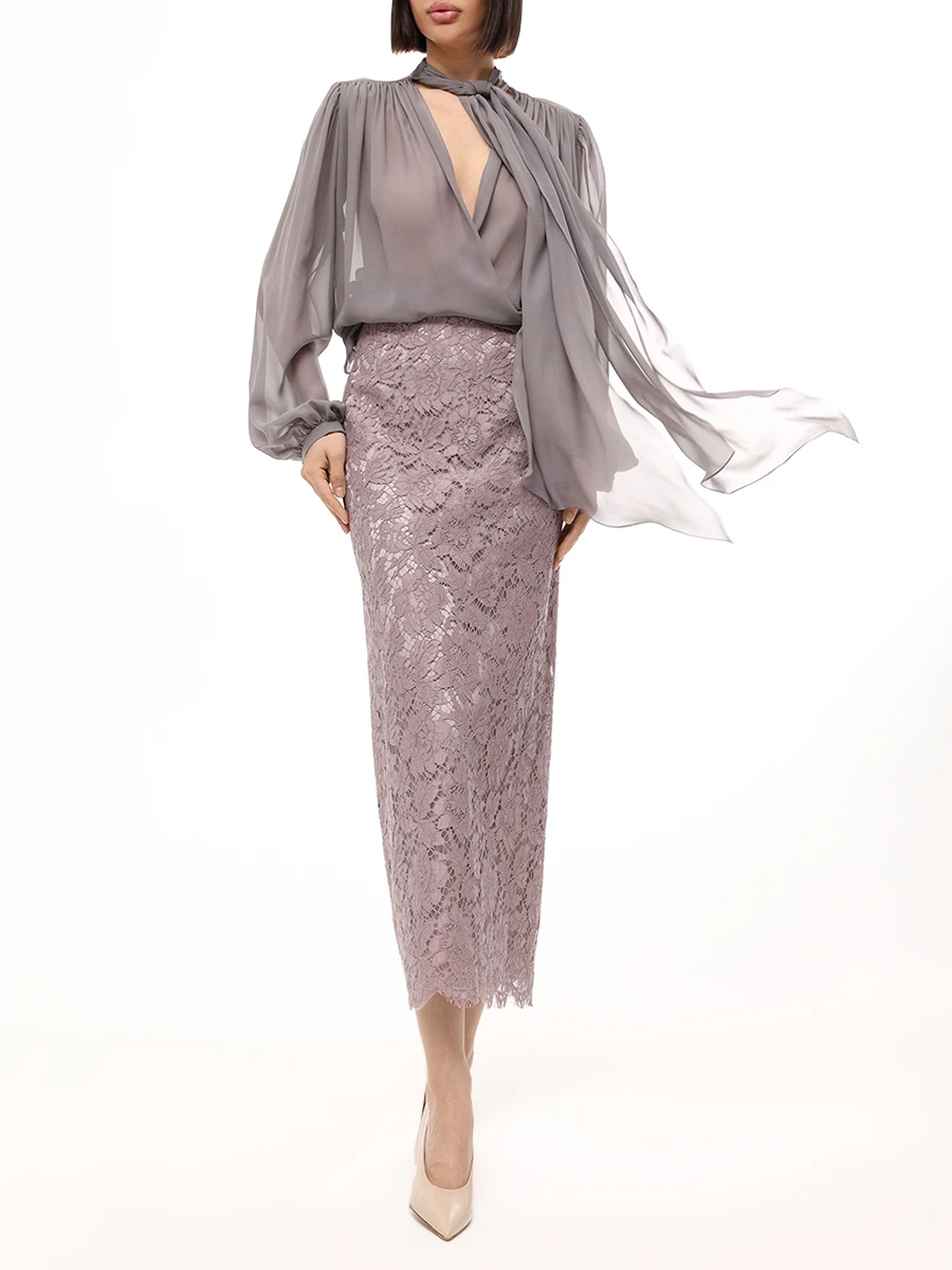 Юбка кружевная