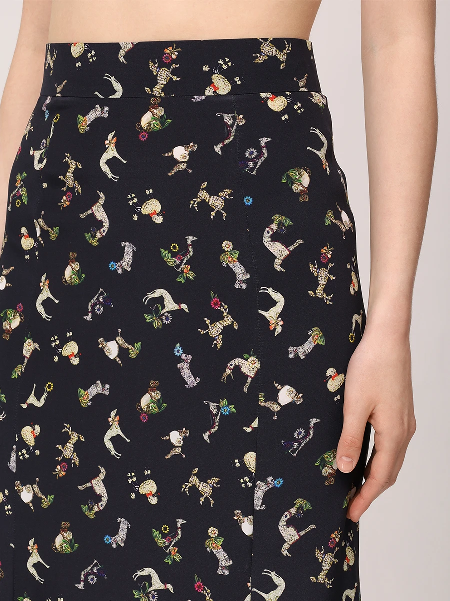 Юбка-годе шелковая