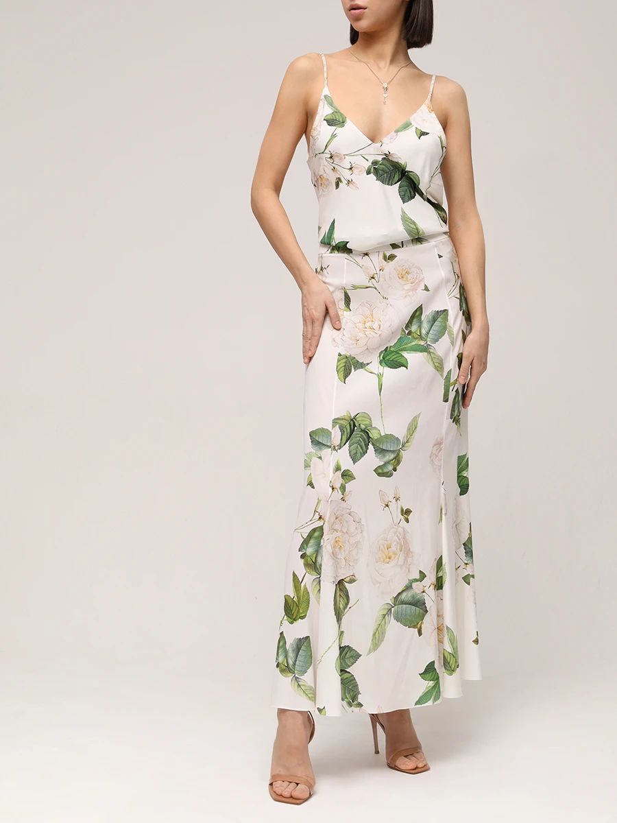 Юбка-годе шелковая