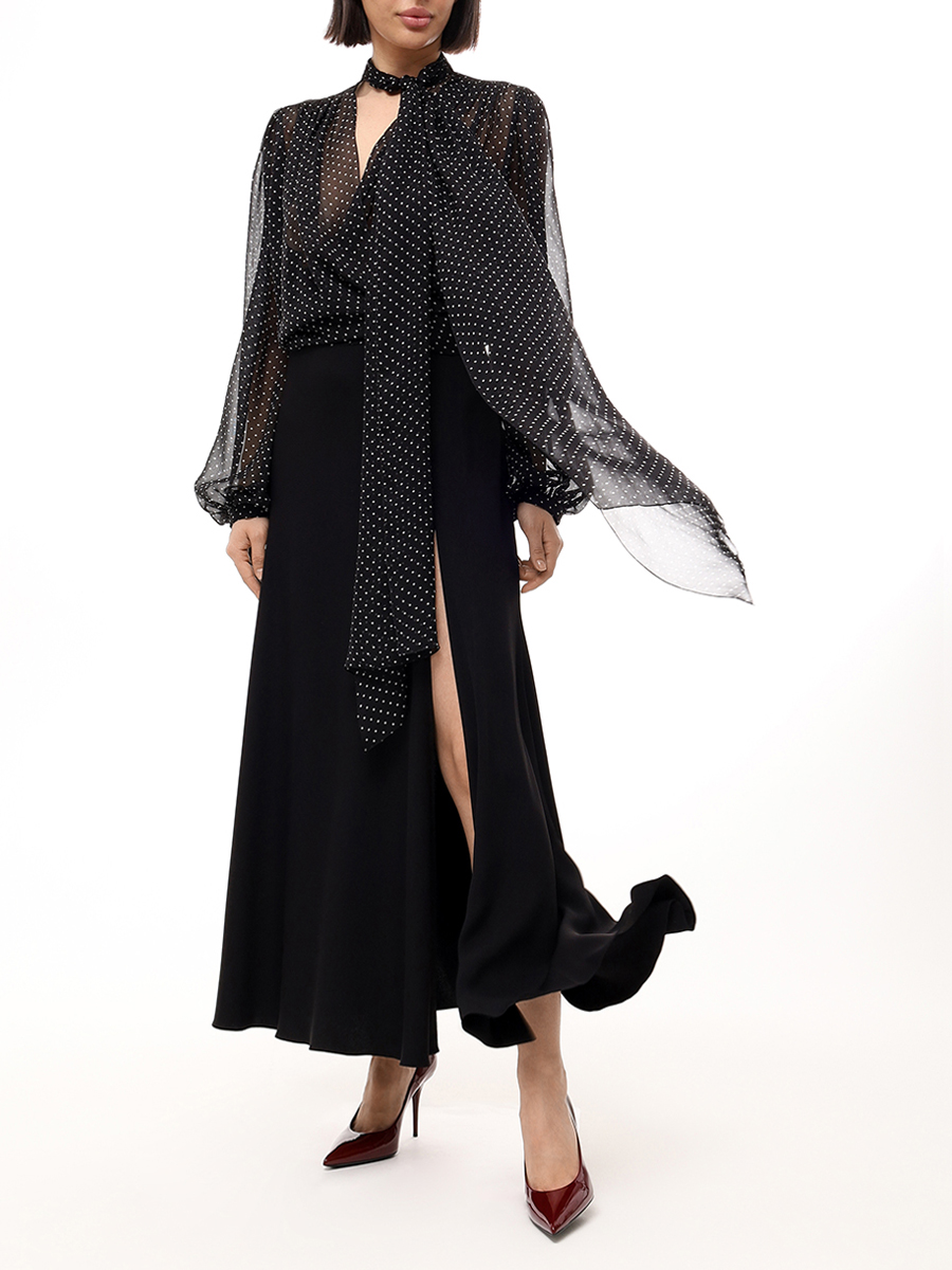 Блуза шелковая