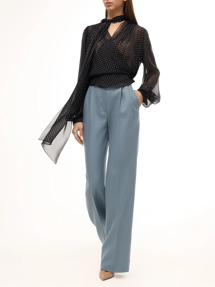 Блуза шелковая