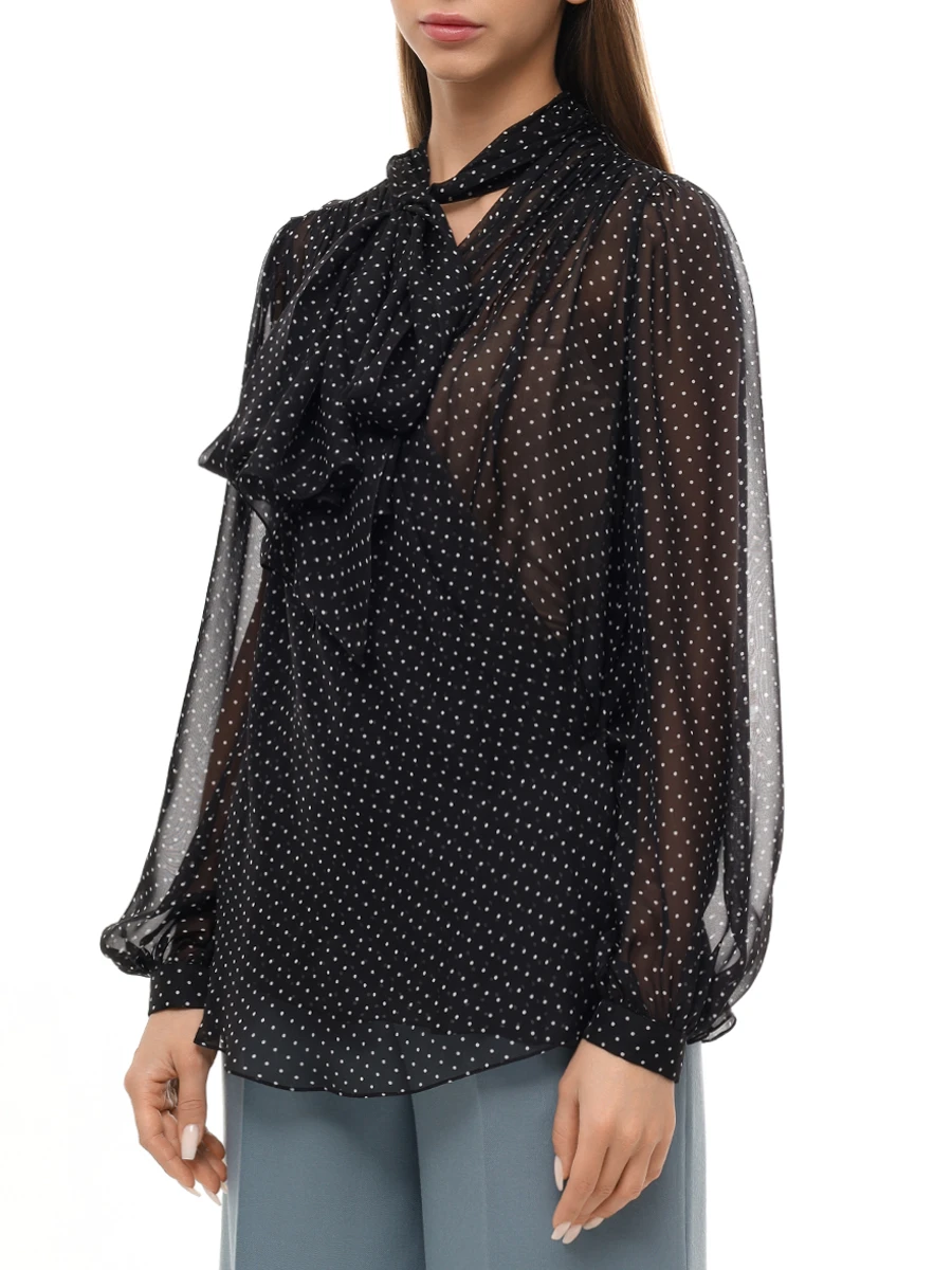 Блуза шелковая