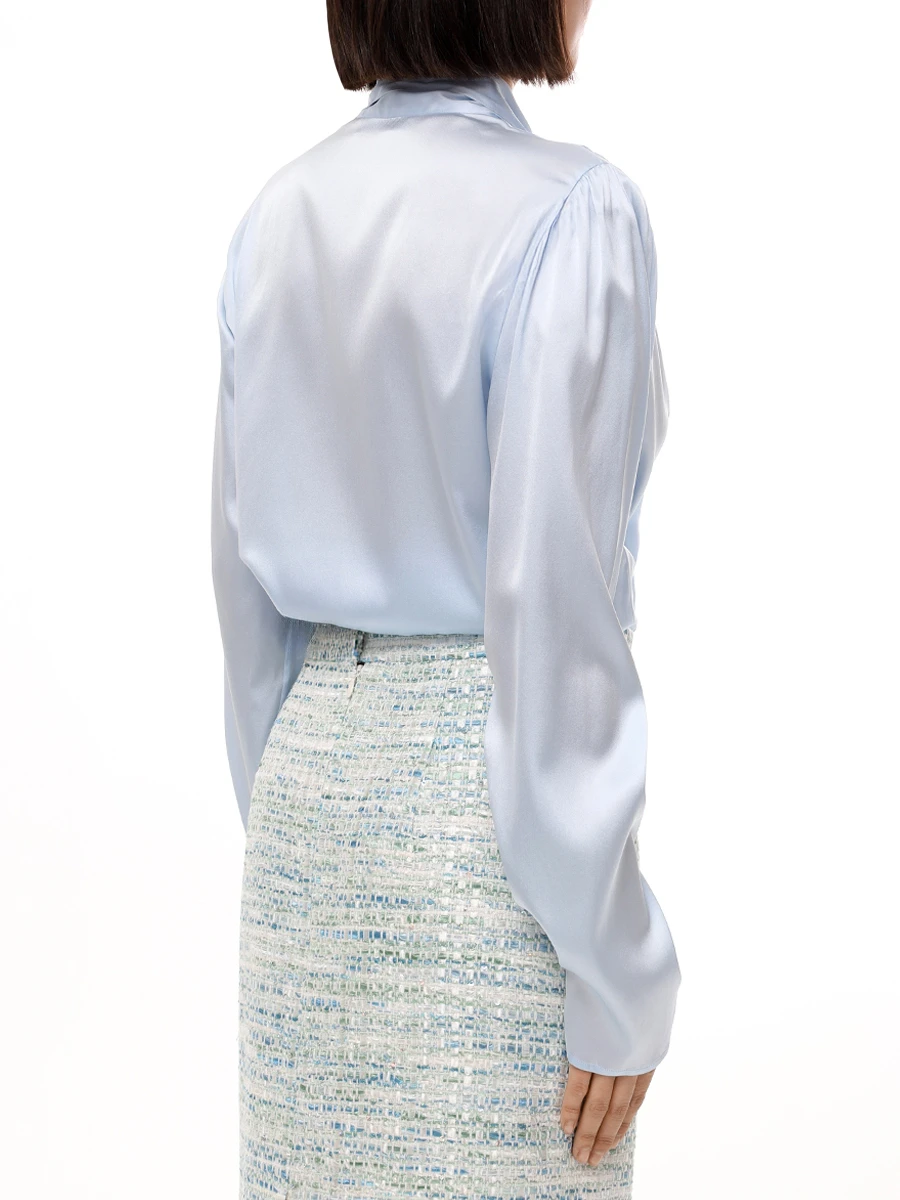 Блуза шелковая