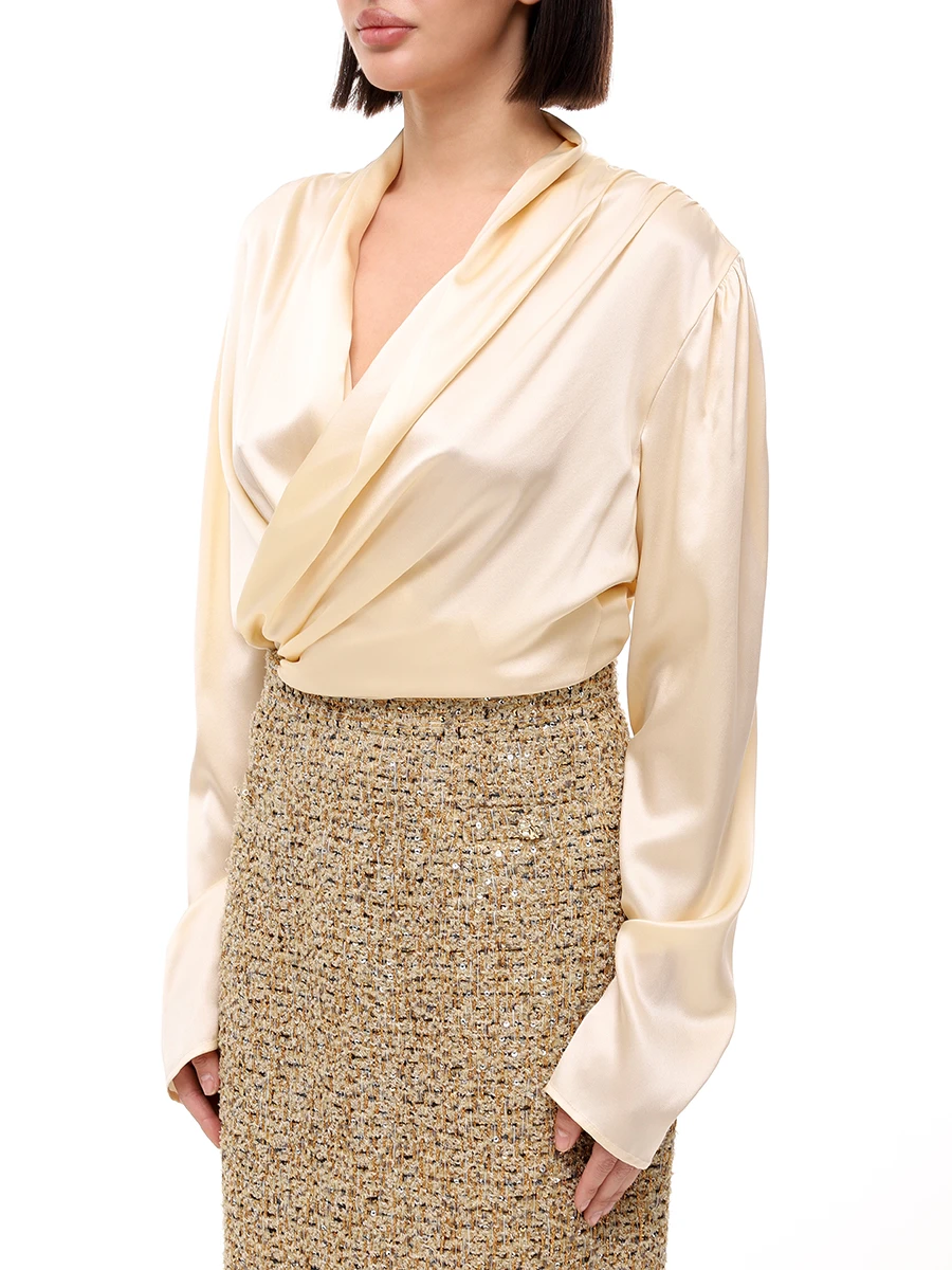 Блуза шелковая