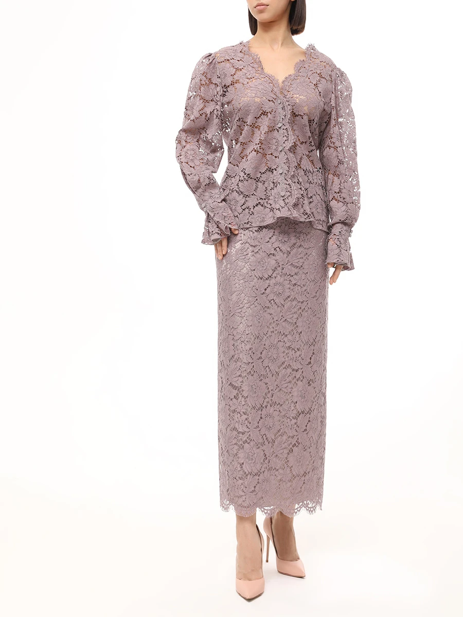 Блуза кружевная