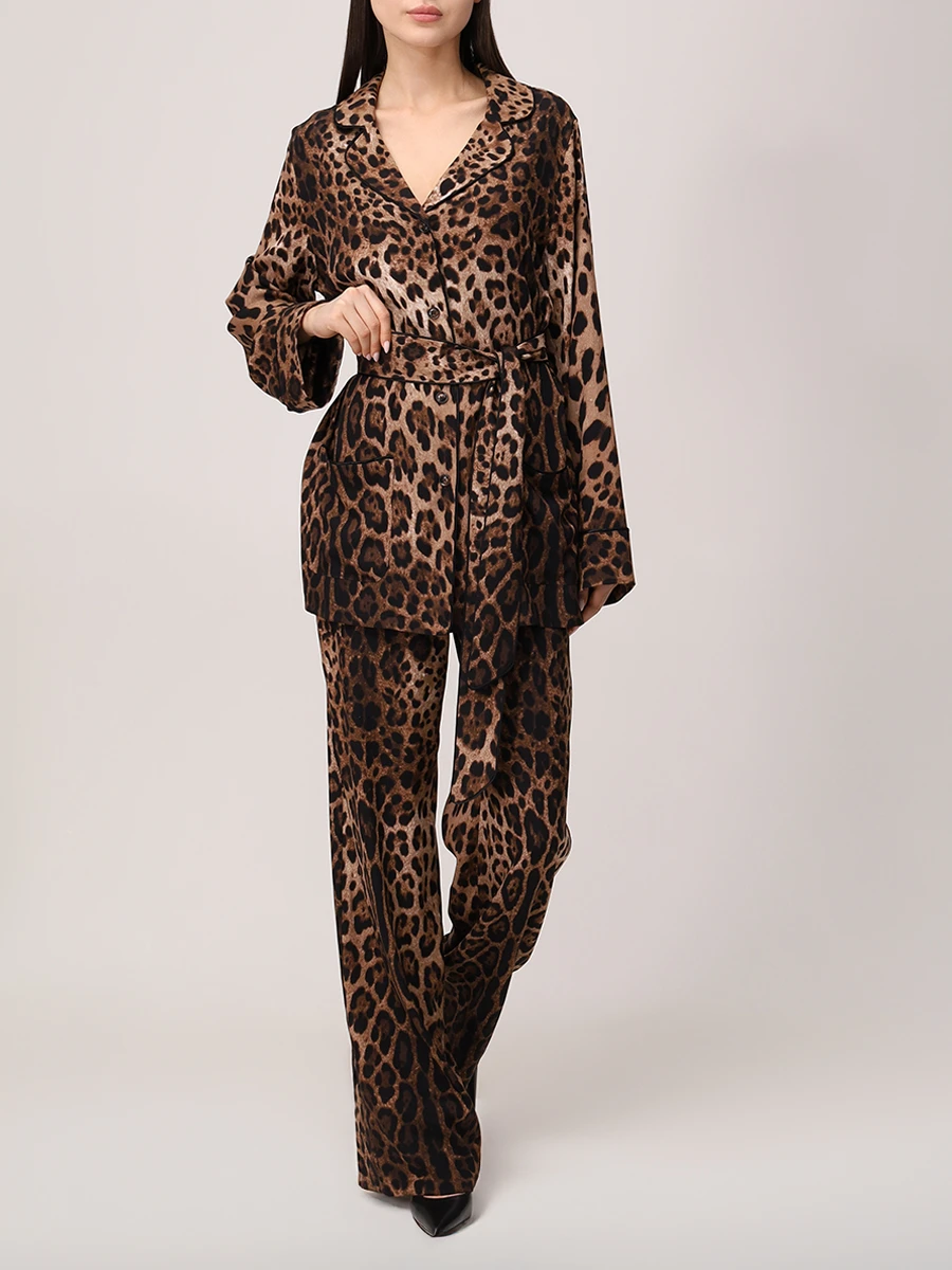 Брюки шелковые