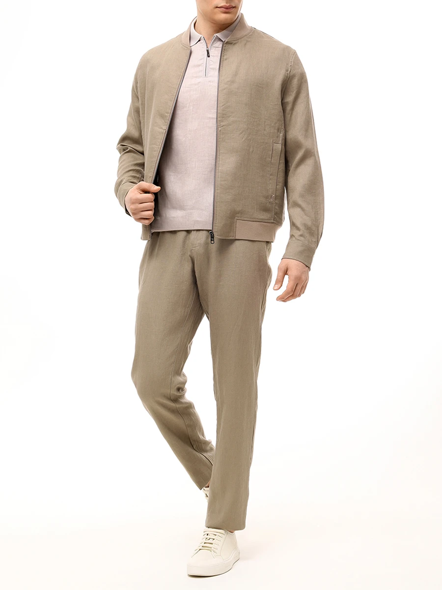 Бомбер льняной