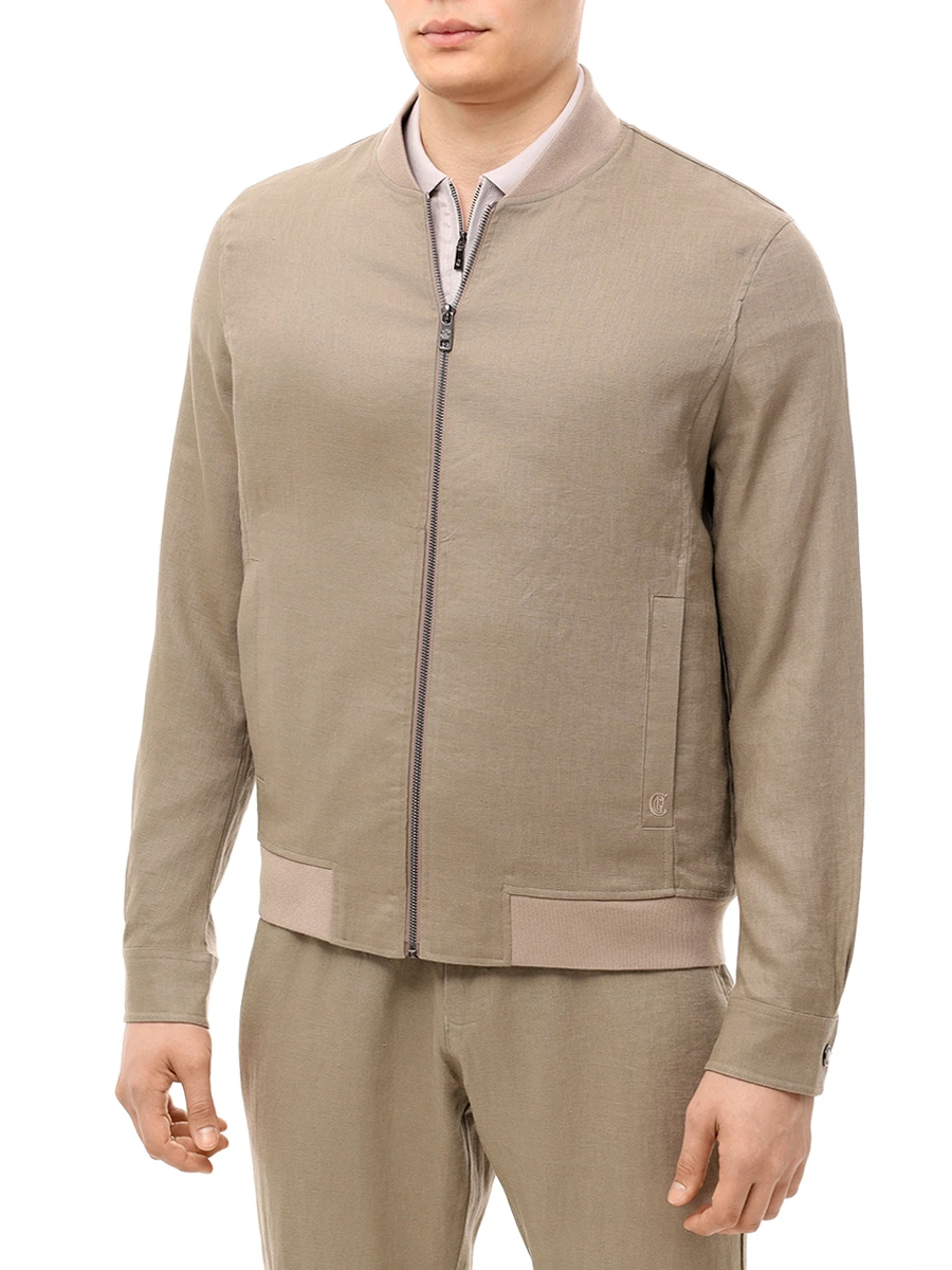 Бомбер льняной