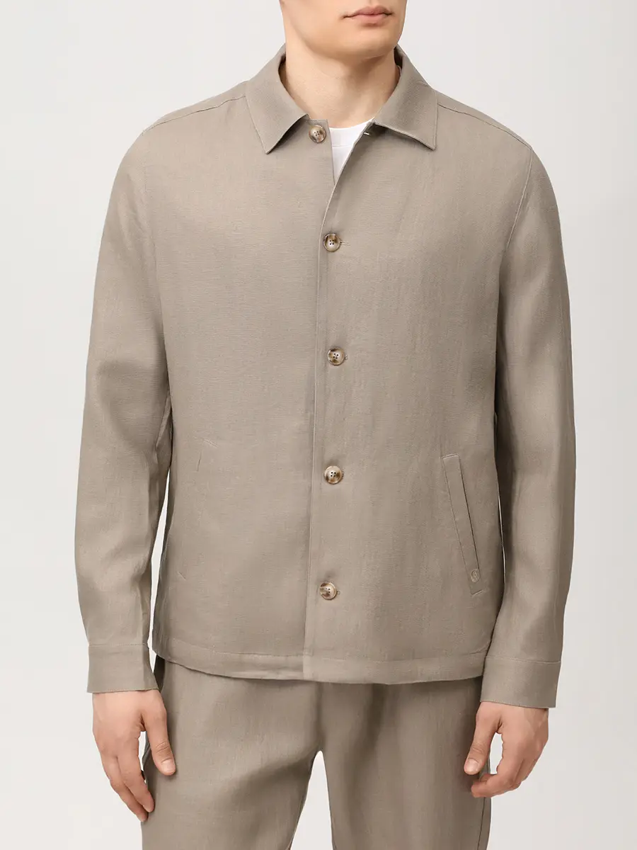 Рубашка Regular Fit льняная