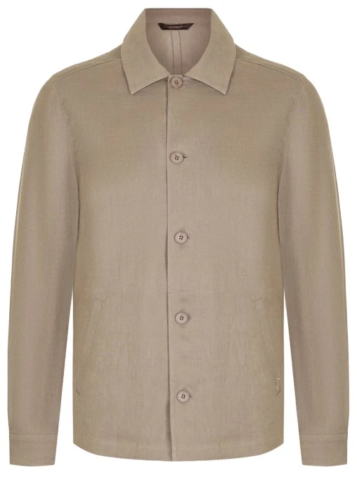 Рубашка Regular Fit льняная CUDGI