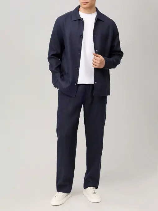 Рубашка Regular Fit льняная CUDGI