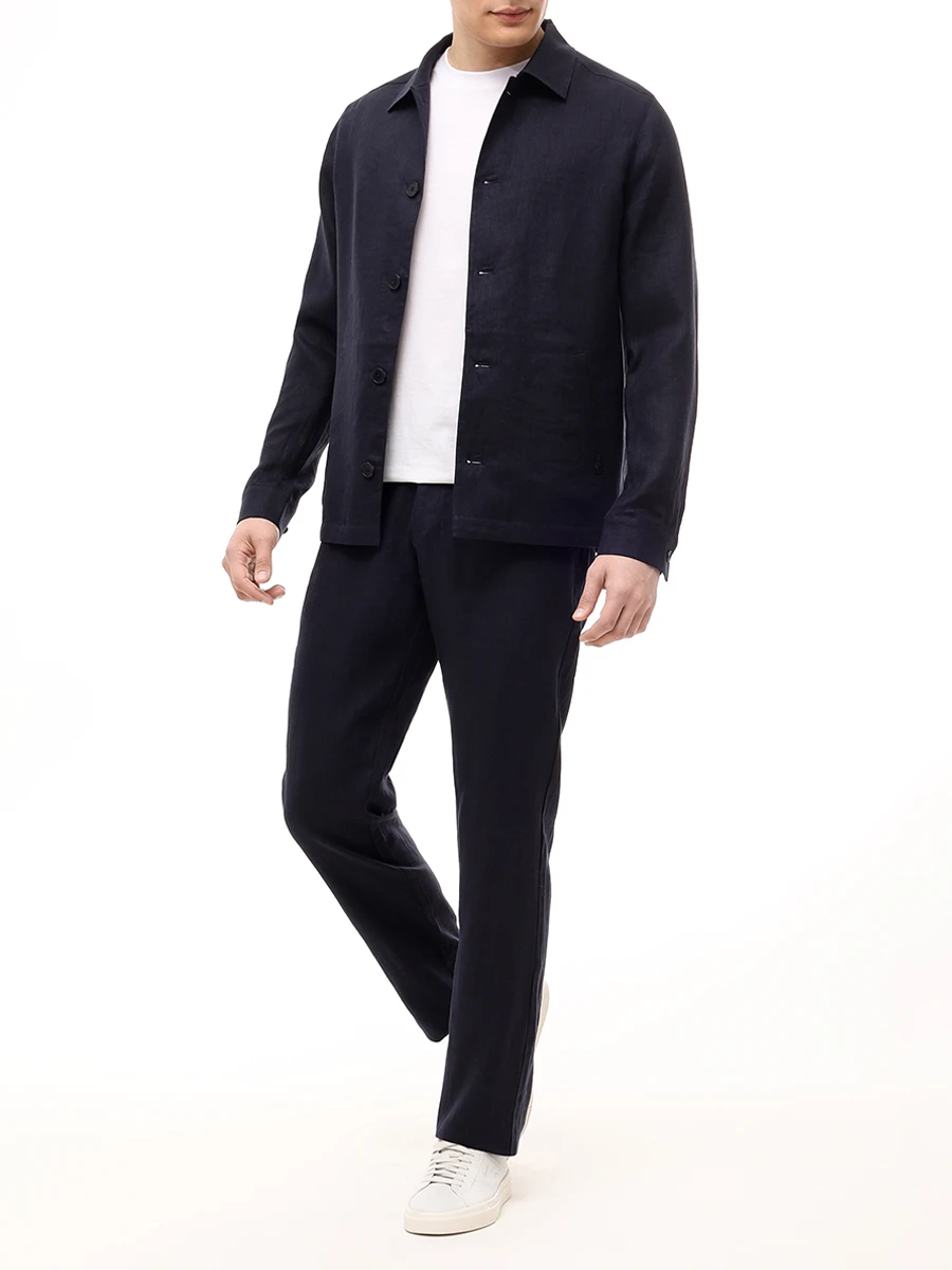 Брюки льняные