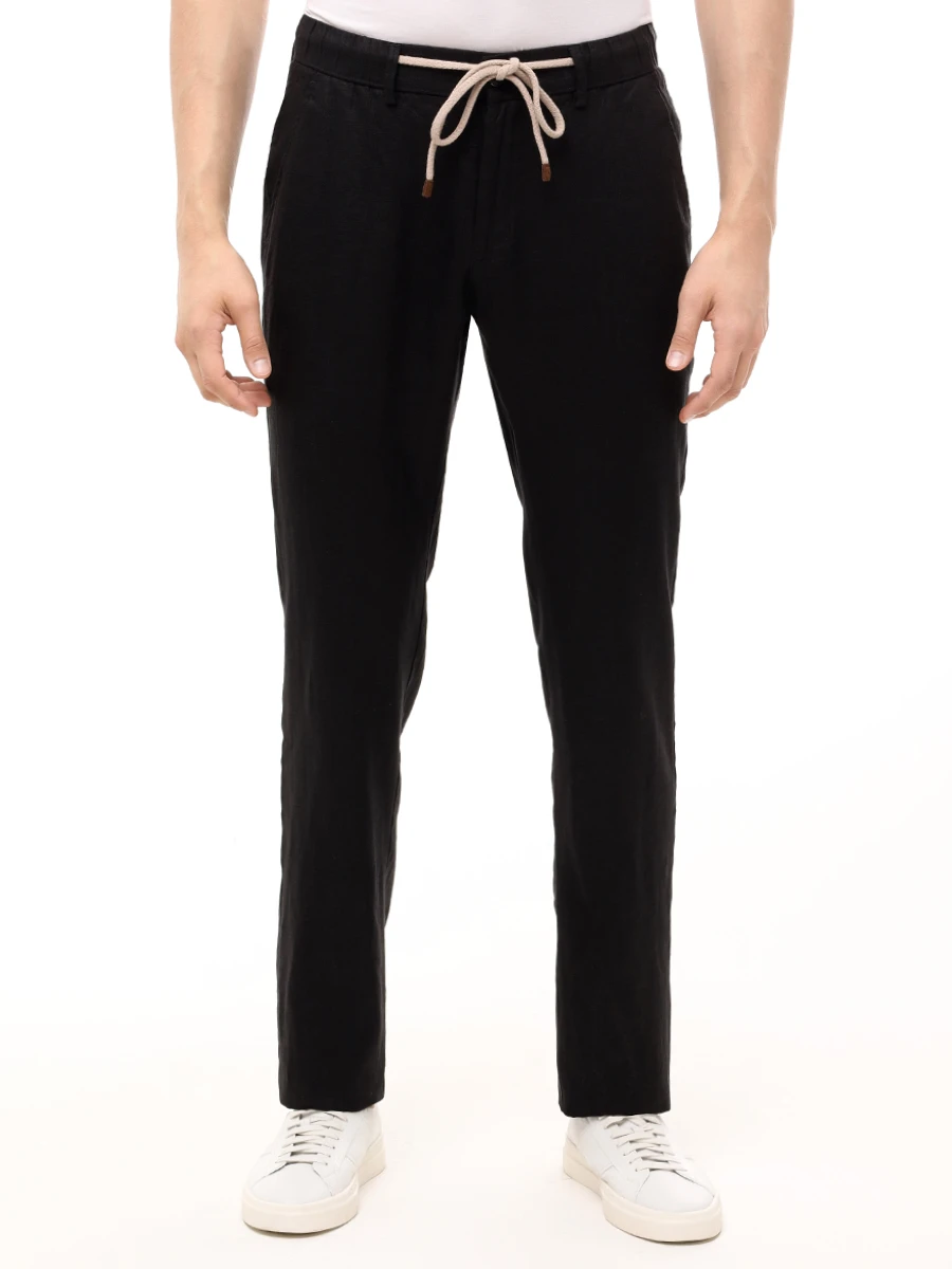 Брюки льняные