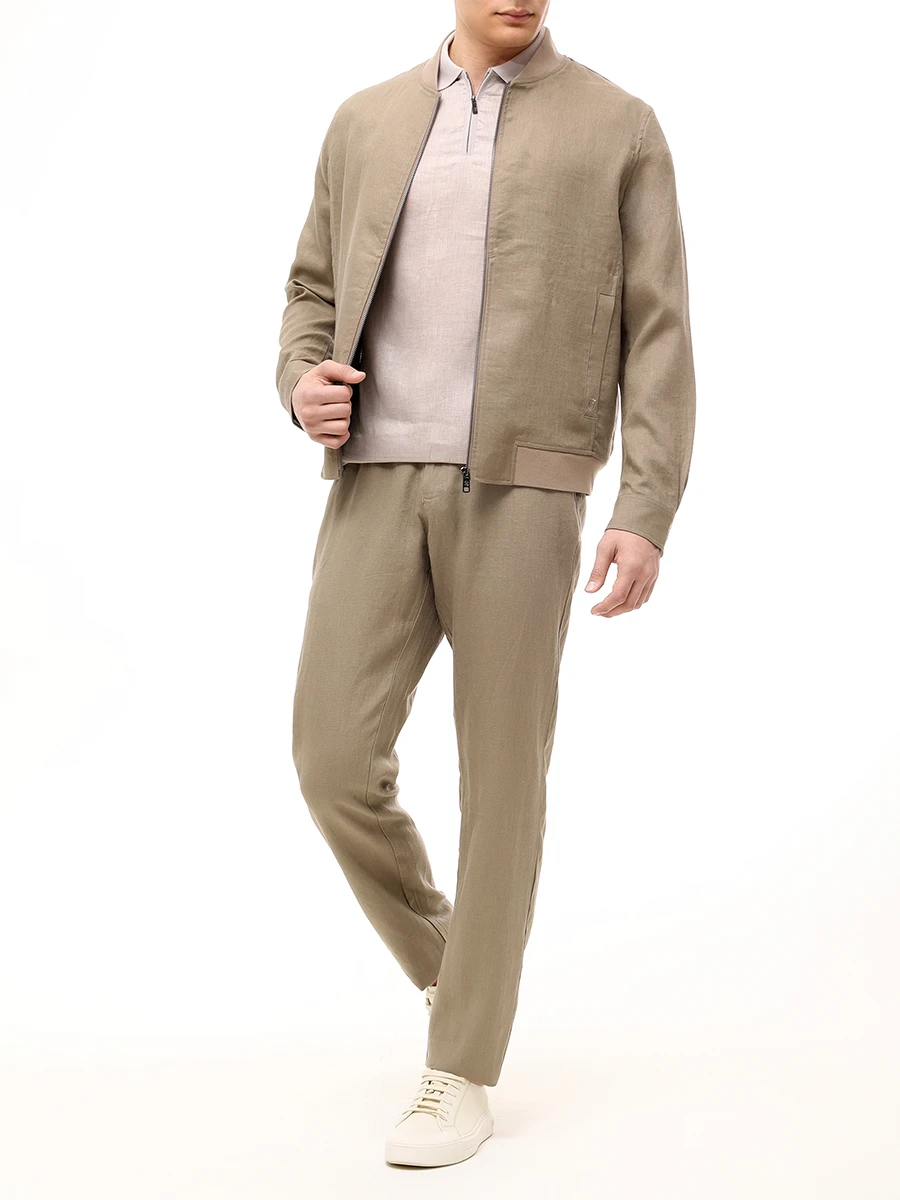 Брюки льняные