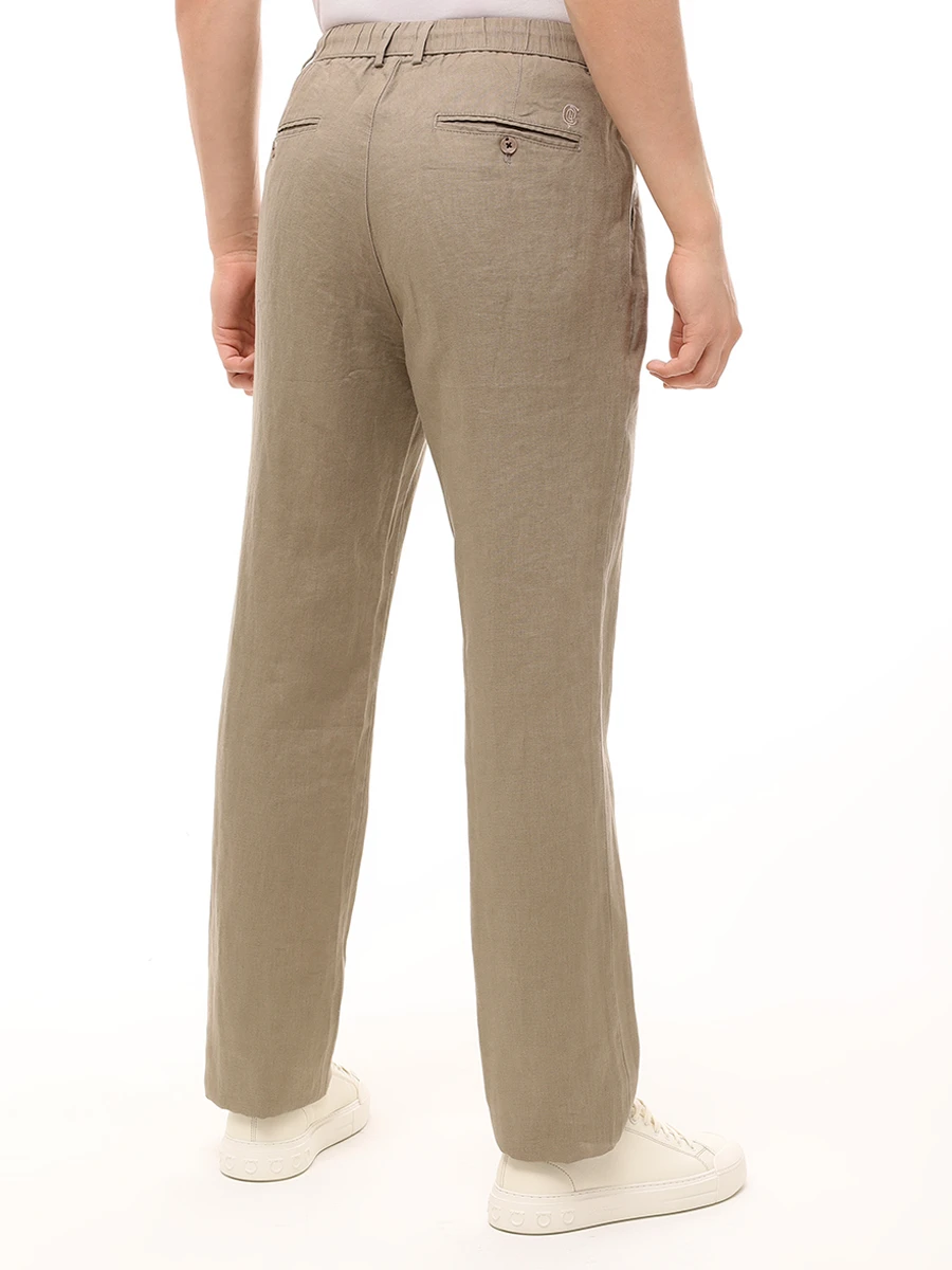 Брюки льняные