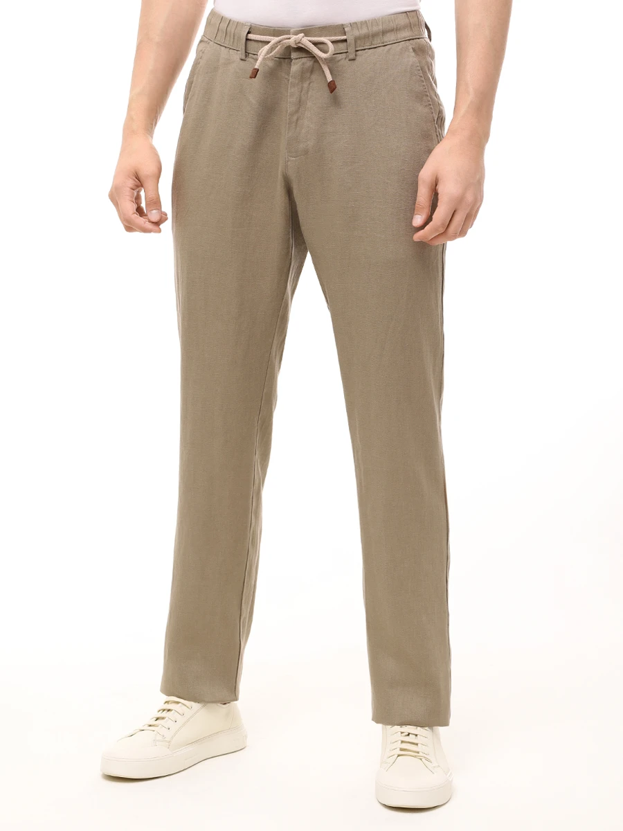 Брюки льняные