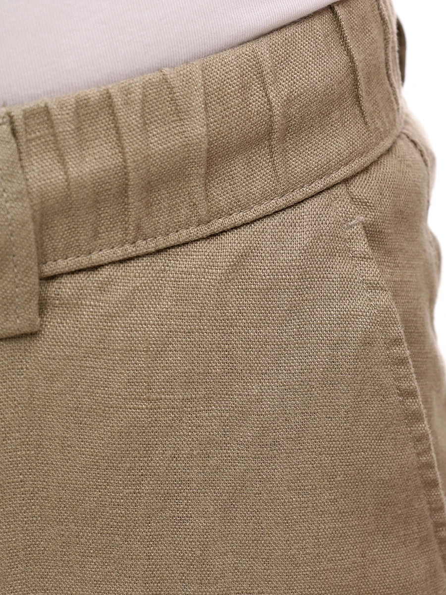 Брюки льняные