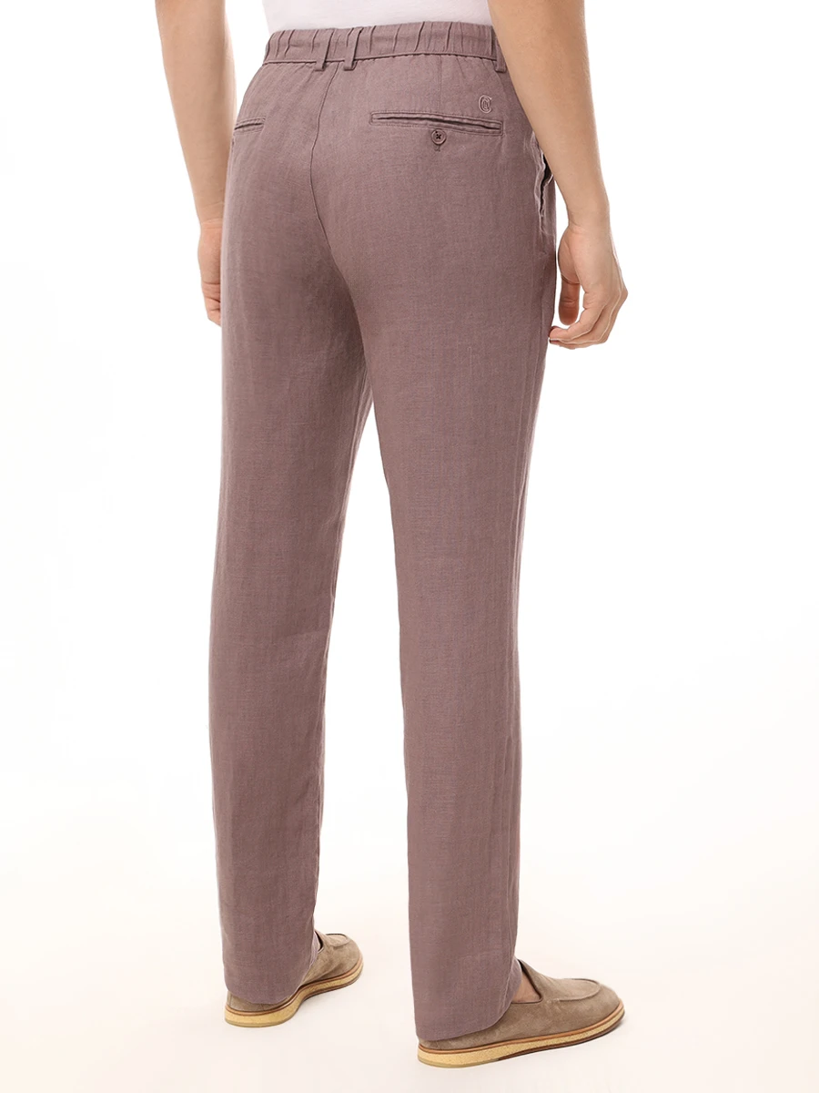 Брюки льняные