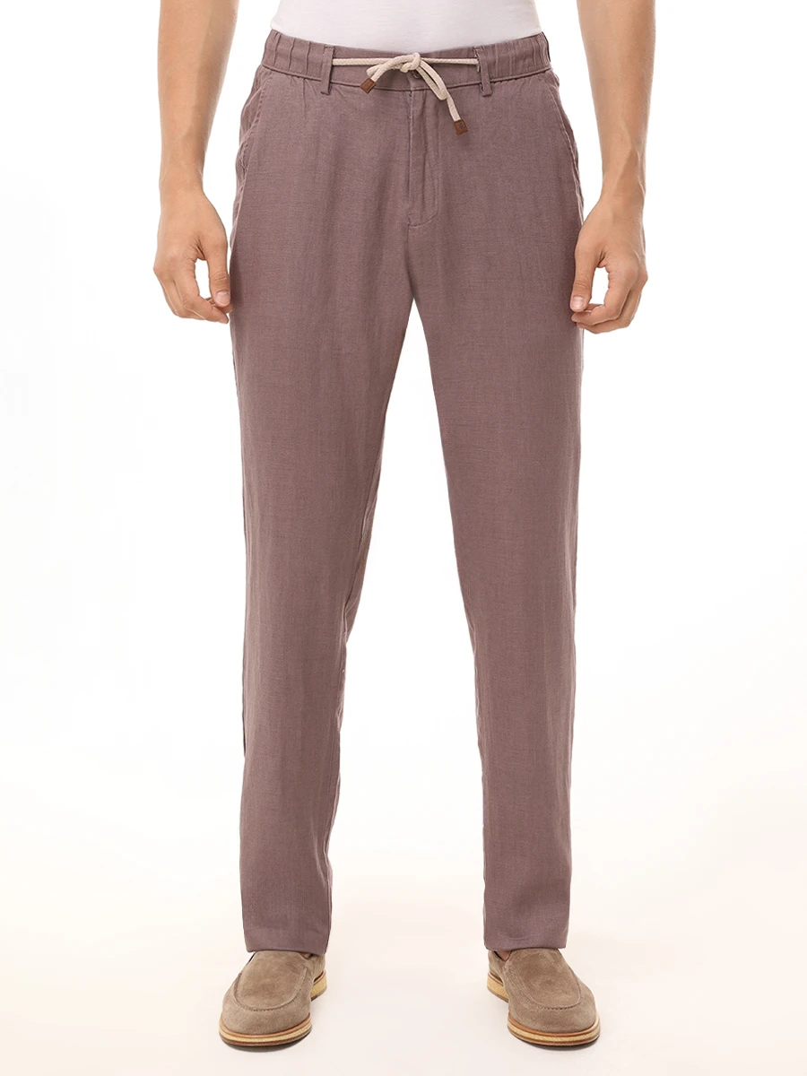 Брюки льняные