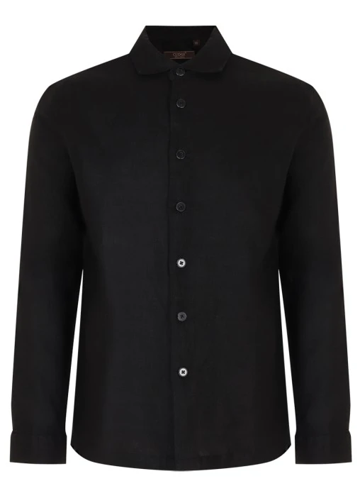 Рубашка Regular Fit льняная CUDGI