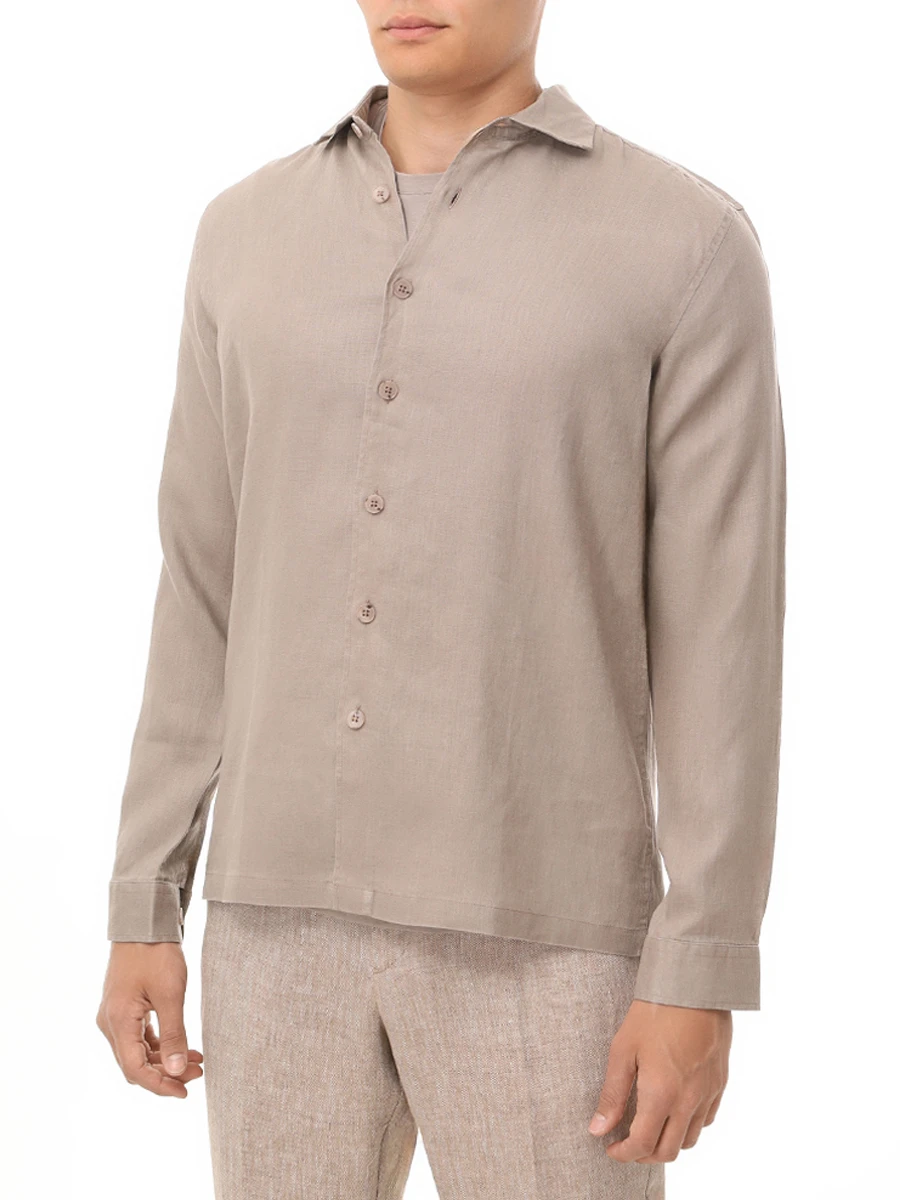 Рубашка Regular Fit льняная