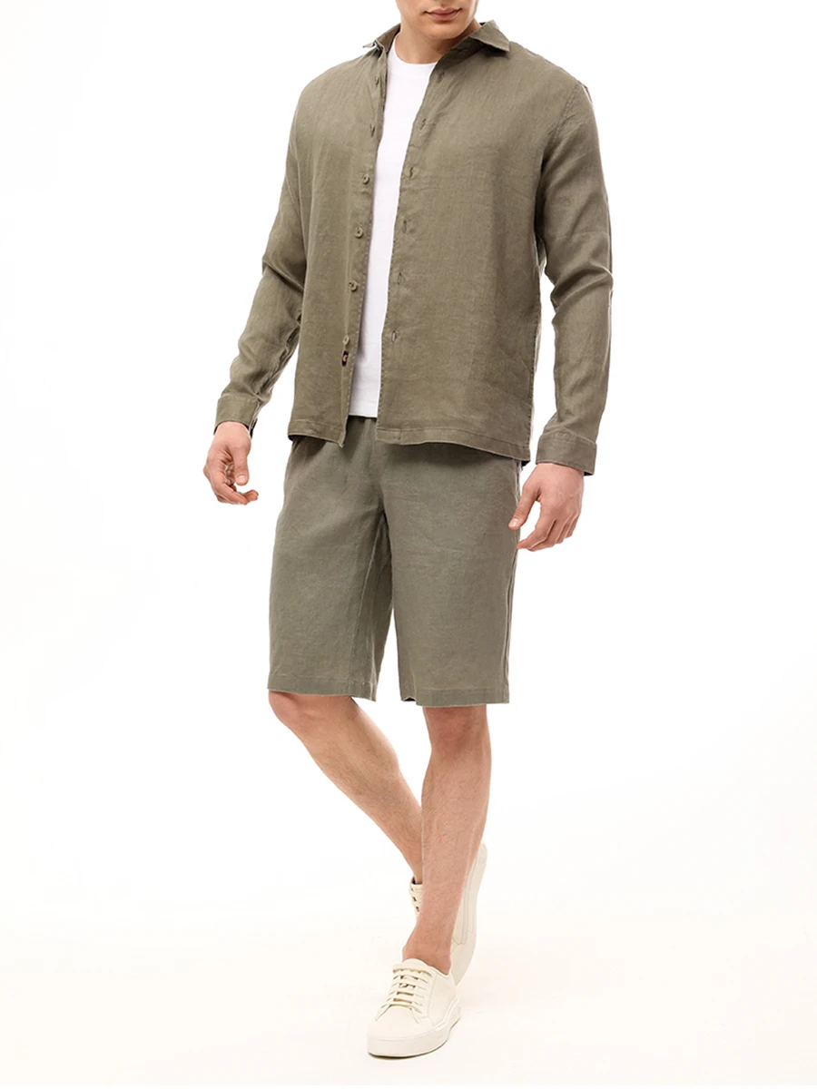 Рубашка Regular Fit льняная