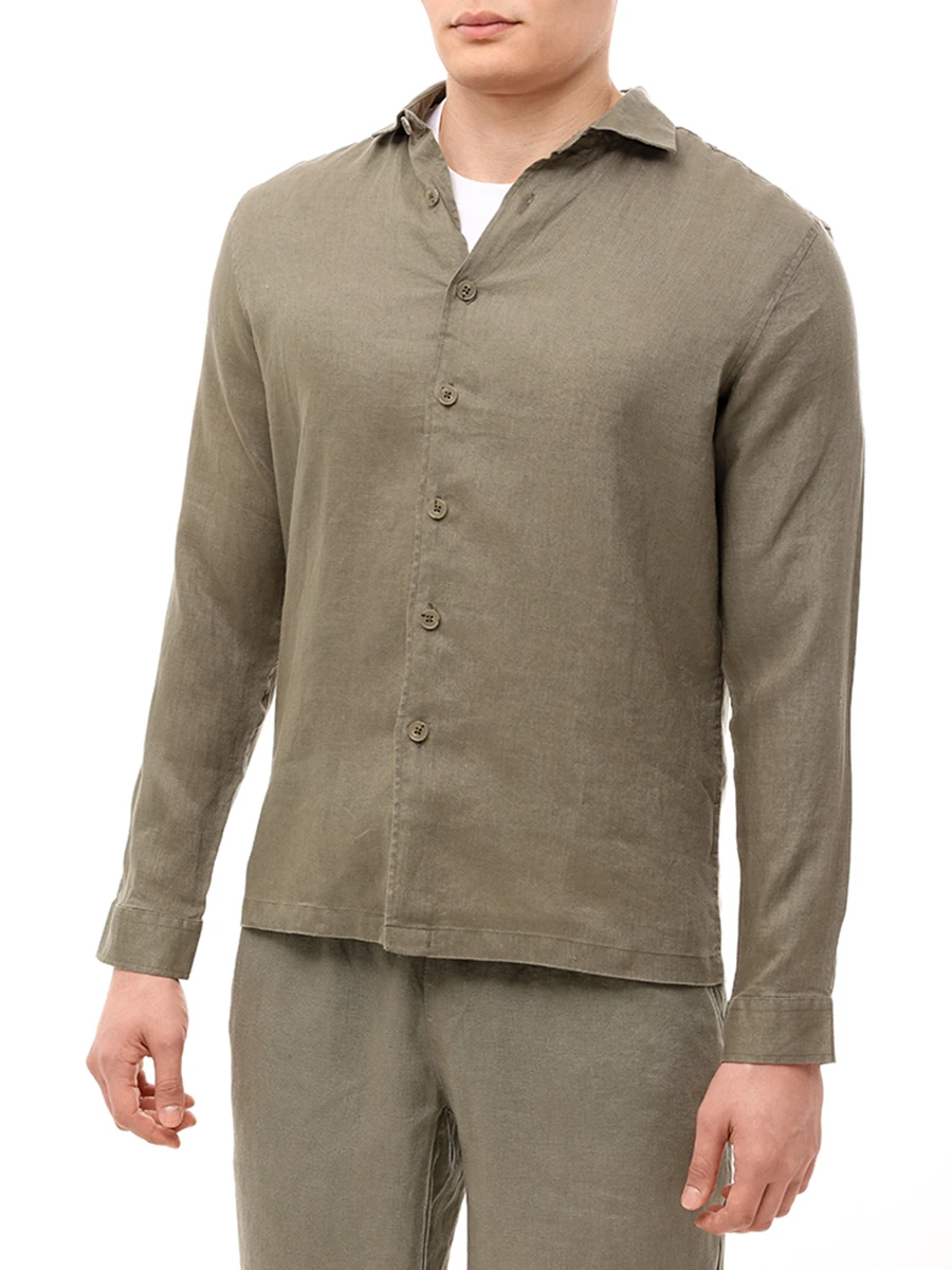 Рубашка Regular Fit льняная