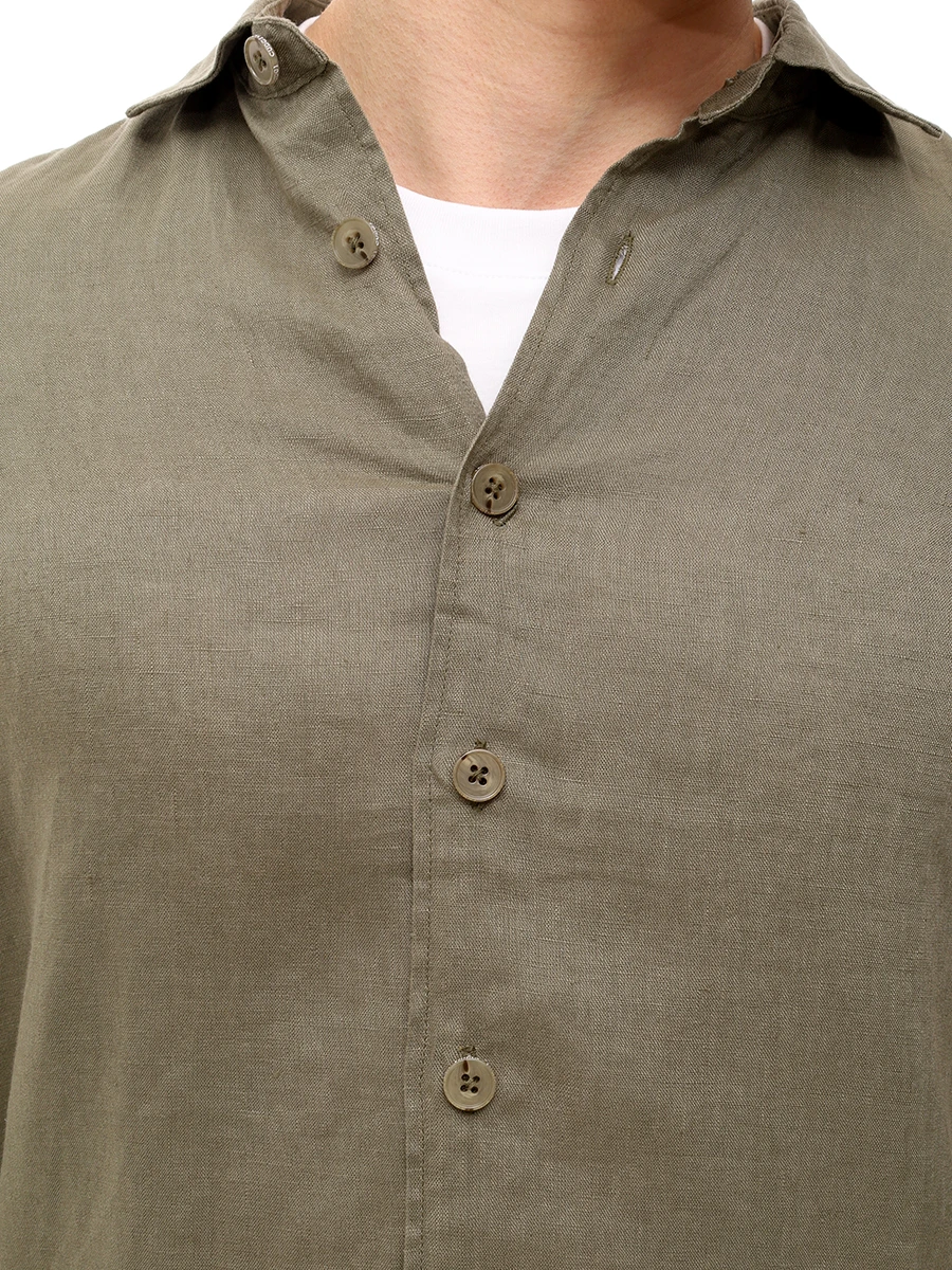 Рубашка Regular Fit льняная