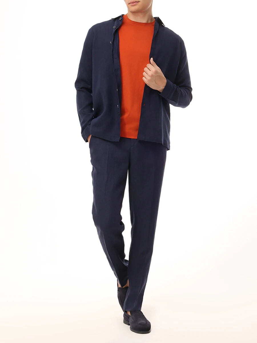 Рубашка Regular Fit льняная