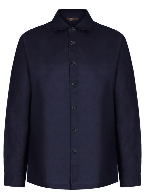 Рубашка Regular Fit льняная CUDGI