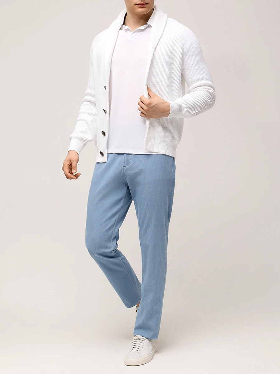 Поло из хлопка и тенселя