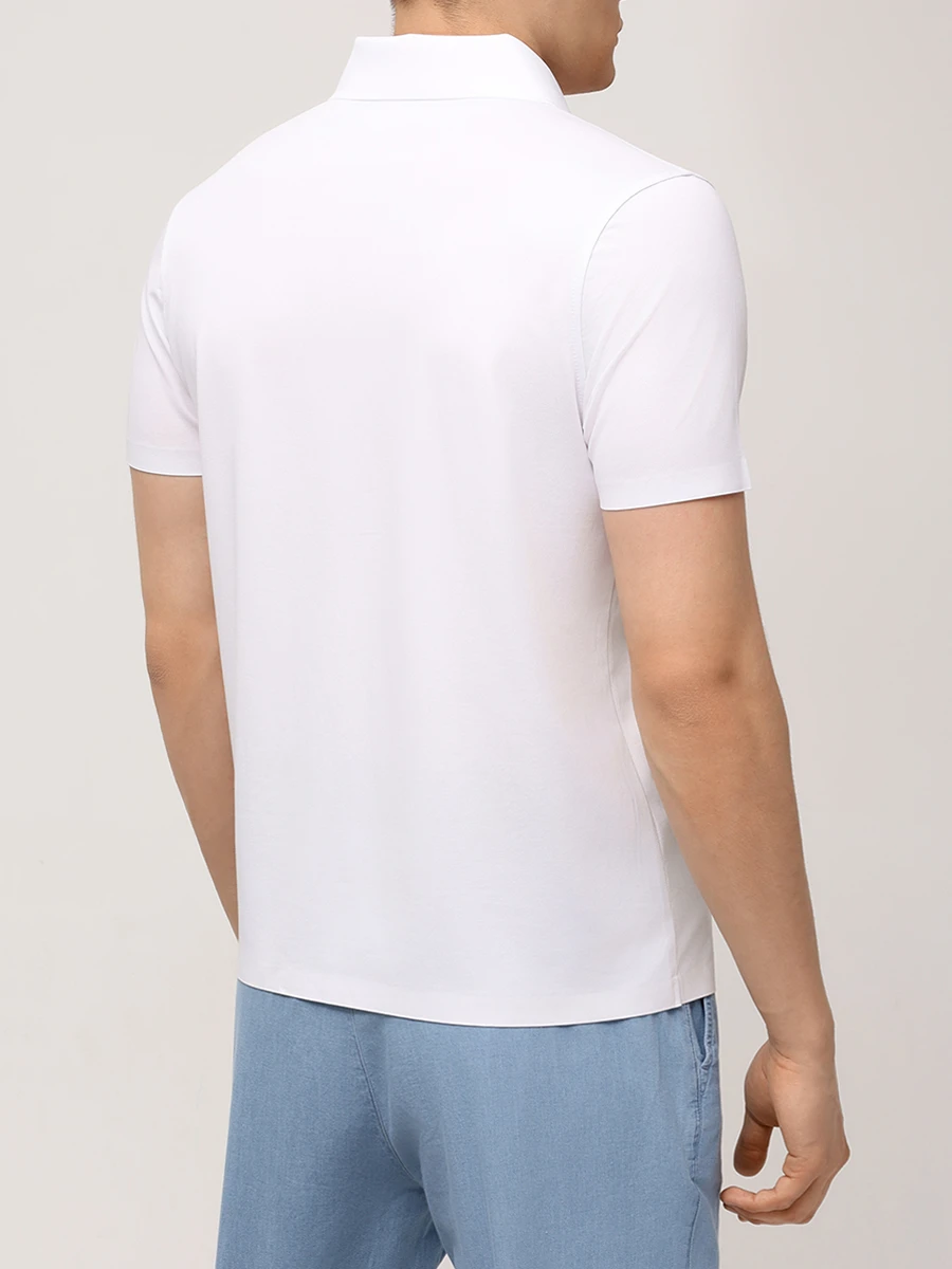 Поло из хлопка и тенселя